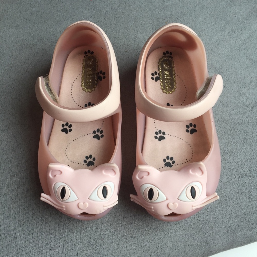 Mini Melissa Cat Toddler Shoes, size 7